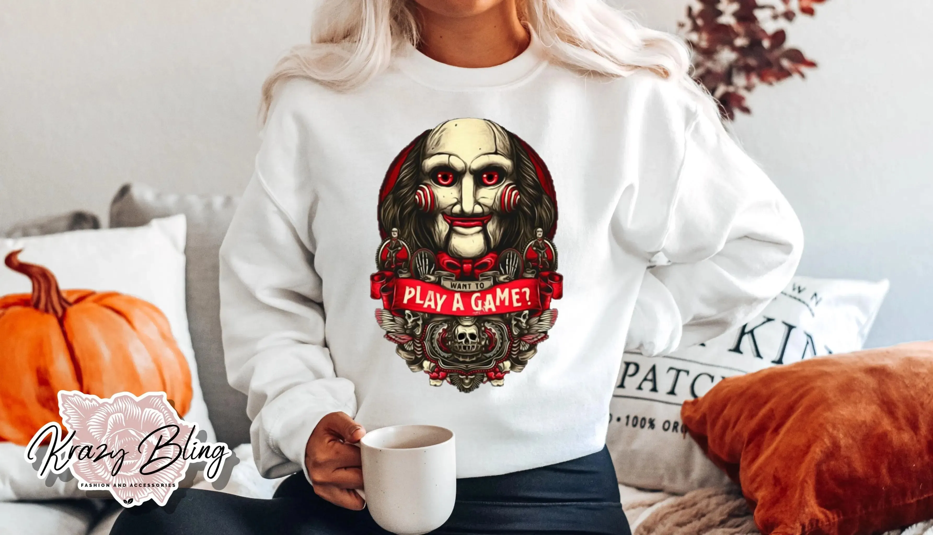 Want To Play A Game Saw Sweater