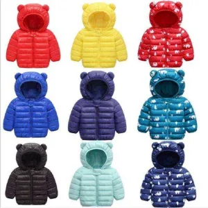 Warm Winter Zipper Hooded Children's Jackets