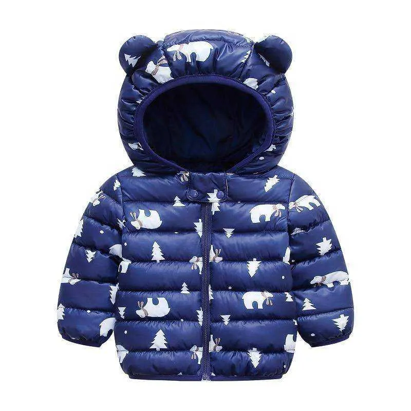 Warm Winter Zipper Hooded Children's Jackets