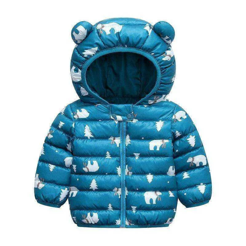 Warm Winter Zipper Hooded Children's Jackets