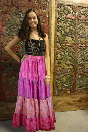 Women's Skirt Flowy Maxi Skirt ML