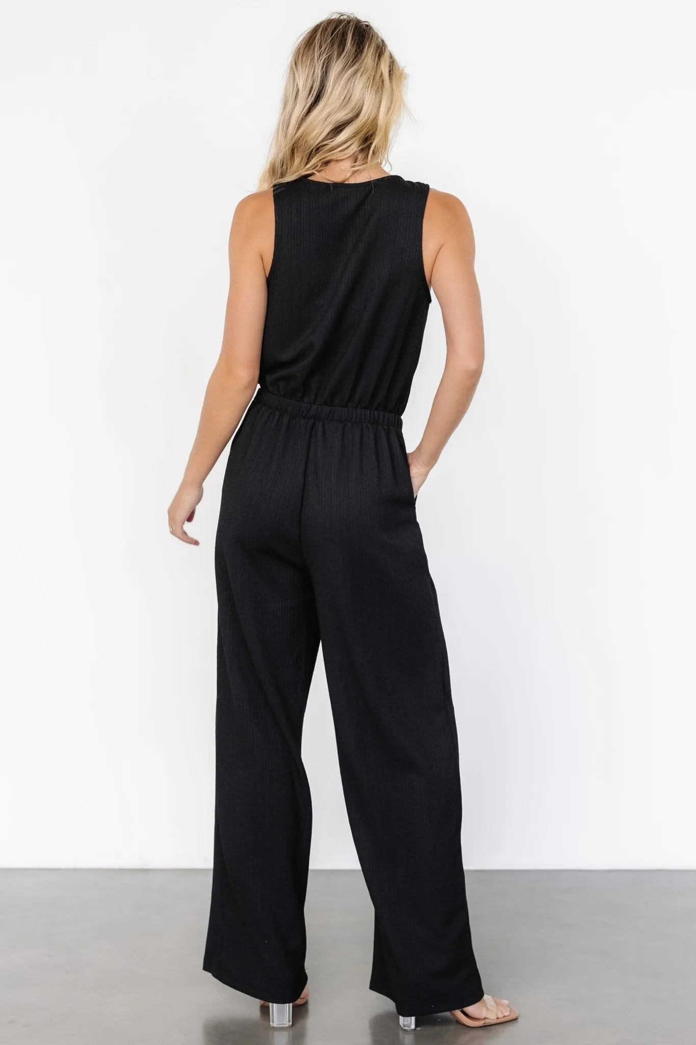 Ziva Tank Jumpsuit | Black